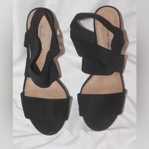 American Eagle Outfitters Black Strappy Sandals